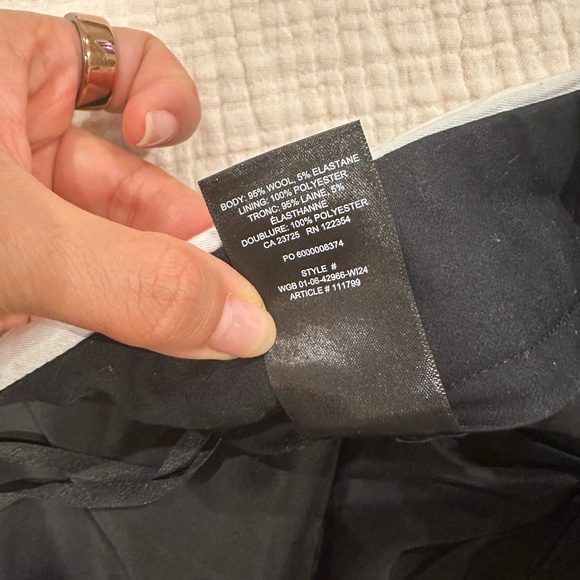 Babaton Black Trousers 4 - Picture 5 of 9